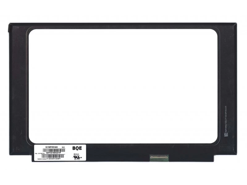Матрица, экран, дисплей для ноутбука 15.6" NV156FHM-N4G 1920x1080 (Full HD), ADS, 144Hz, 40pin eDP, Slim, Матовая