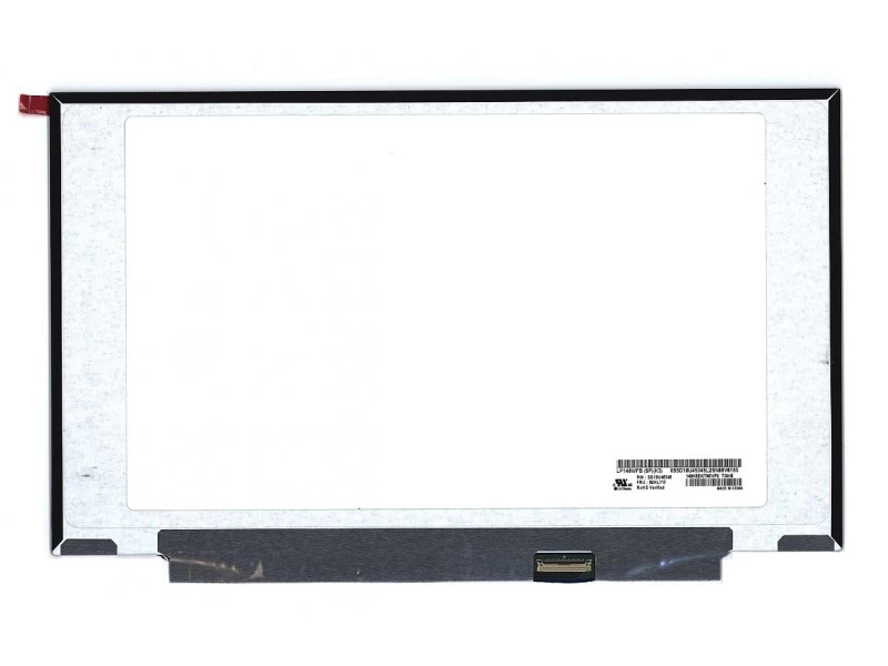 Матрица, экран, дисплей для ноутбука 14.0" LP140WFB(SP)(K3), LP140WFB (SP)(K3), LP140WFB-SPK3 1920x1080 (Full HD), IPS, 40pin eDP, Slim, Матовая