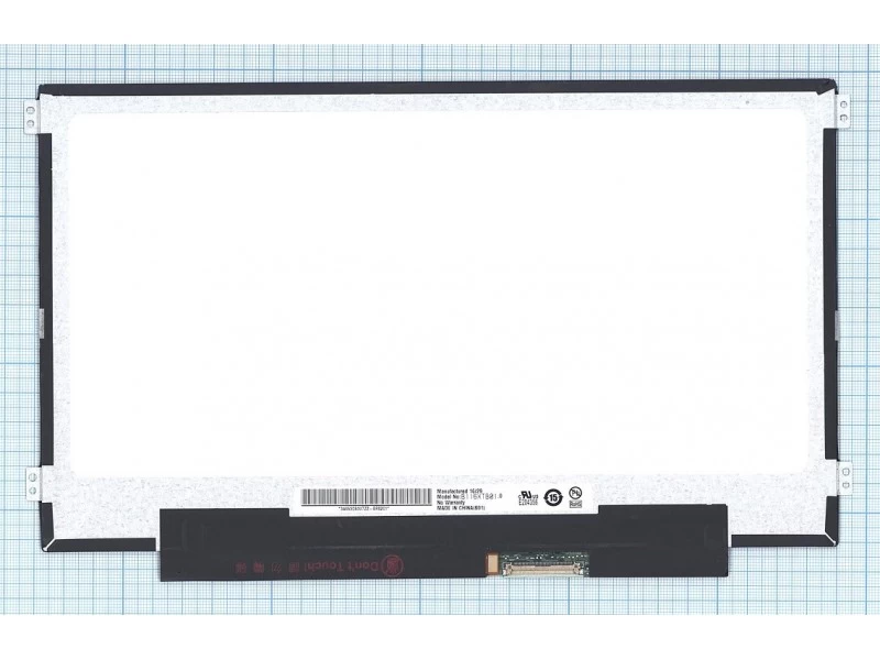 Матрица, экран, дисплей для ноутбука 11.6" B116XTB01.0 1366x768 (HD), TN, 40pin eDP, Slim, Глянцевая