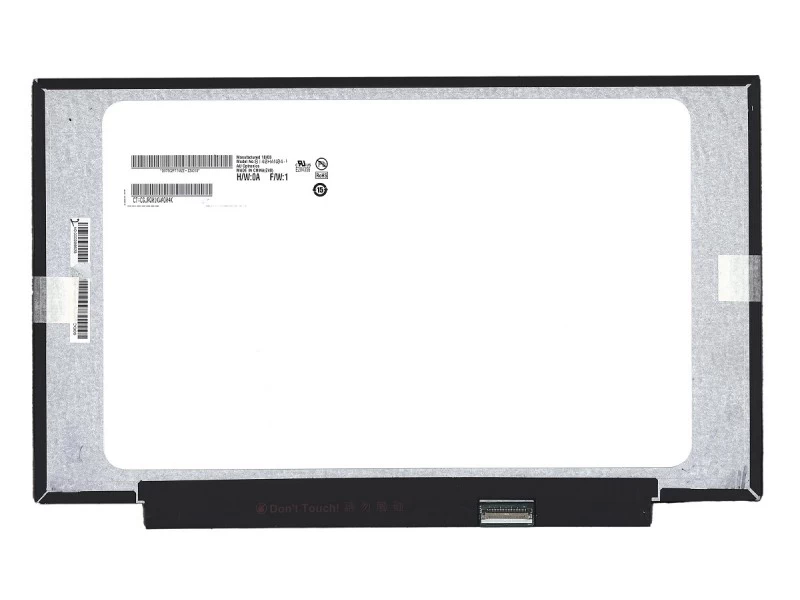 Матрица, экран, дисплей для ноутбука 14.0" B140HAN04.1 1920x1080 (Full HD), AHVA, 30pin eDP, Slim, Матовая