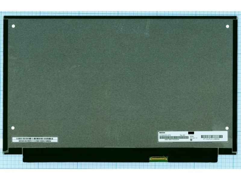 Матрица, экран, дисплей для ноутбука 13.3" N133HCE-GP2 1920x1080 (Full HD), AAS, 30pin eDP, Slim, Глянцевая