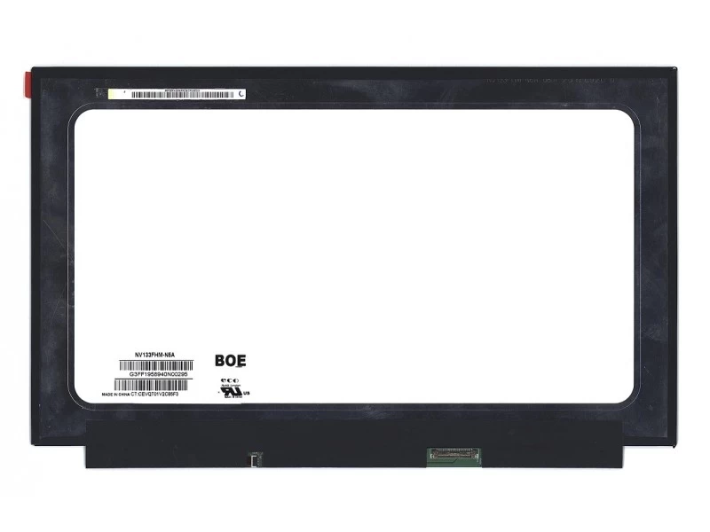 Матрица, экран, дисплей для ноутбука 13.3" NV133FHM-N5A 1920x1080 (Full HD), ADS, 30pin eDP, Slim, Глянцевая