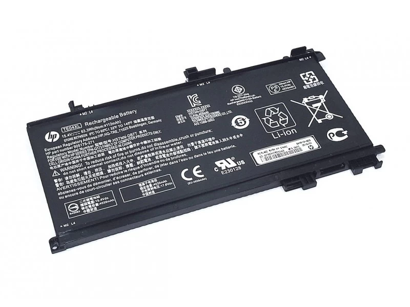 Аккумулятор, батарея для ноутбука HP Omen 15-ax200, Pavilion 15-bc200, 15-bc400, 15-bc500 Li-Ion 63.3Wh, 15.4V High Copy