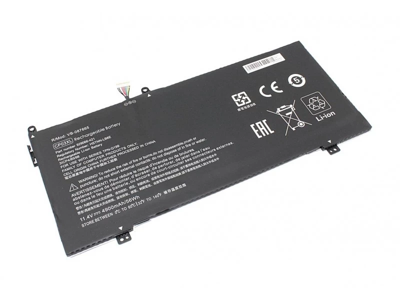 Аккумулятор, батарея для ноутбука HP Spectre X360 13-ae000, 13-ae500 Li-Ion 4900mAh, 11.4V OEM