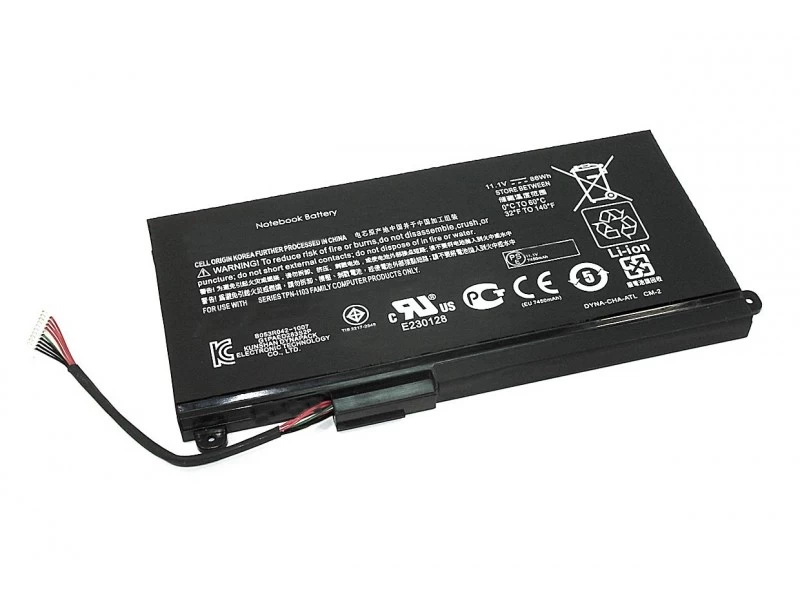 Аккумулятор, батарея для ноутбука HP Envy 17-3000, 17-3200 Li-Ion 86Wh, 11.1V High Copy