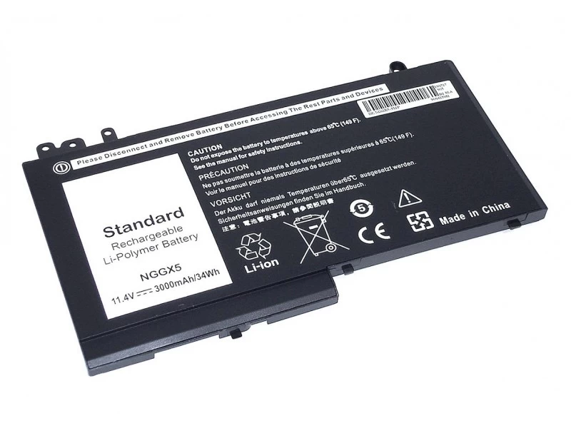 Аккумулятор, батарея для ноутбука Dell Latitude 12 E5270, 14 E5470, 15 E5570 Li-Ion 3000mAh, 11.4V OEM