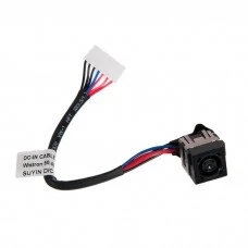 Разъём питания Dell Inspiron N5040, N5050, M5040, M5050, HY-DE029 (7.4x5.0мм, 7 контактов) с кабелем