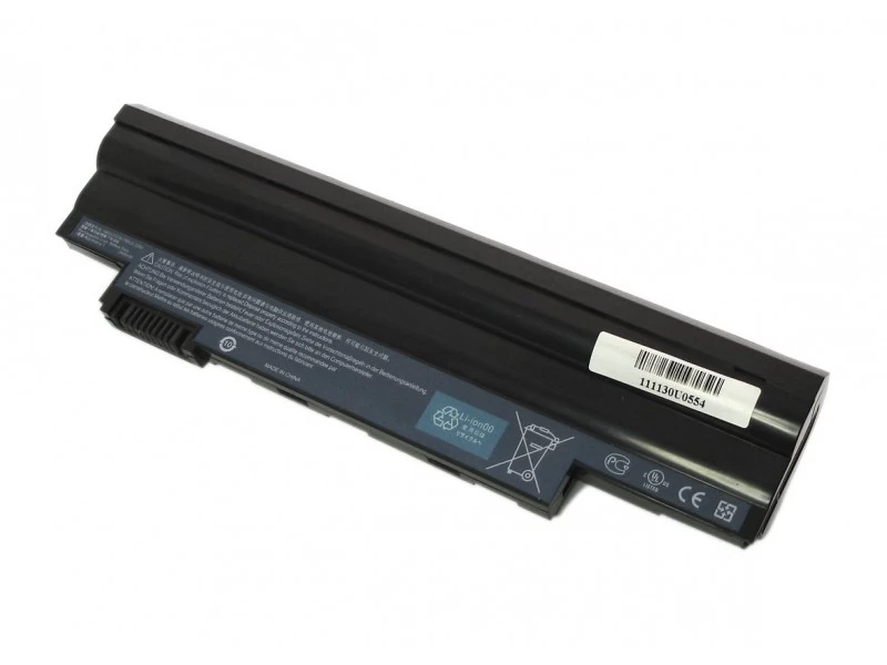 Аккумулятор, батарея для ноутбука Acer Aspire One D255, D257, D260, D270, eMachines 350, 355, Gateway LT23 Li-Ion 2520mAh, 11.1V High Copy Черный