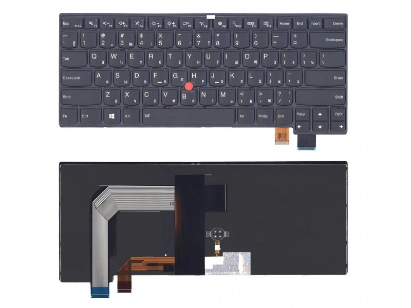 Клавиатура для ноутбука Lenovo ThinkPad T460S, T470P, T470S с подсветкой