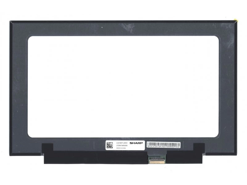 Матрица, экран, дисплей для ноутбука 14.0" LQ140T1JH01 1366x768 (HD), TN, 30pin eDP, Slim, Матовая