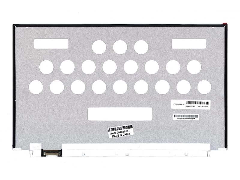 Матрица, экран, дисплей для ноутбука 13.3" LQ133Z1JW26 3200x1800 (QHD+), VA, 40pin eDP, Slim, Матовая