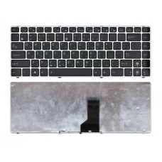 Клавиатура Asus A42, A43, B43, K42, K43, N43, N45, P42, P43, U30, U31, U35, U40, U41, U45, UL30, UL80, X35, X42, X43, X44, X45, NSK-UC30R Черная с рамкой