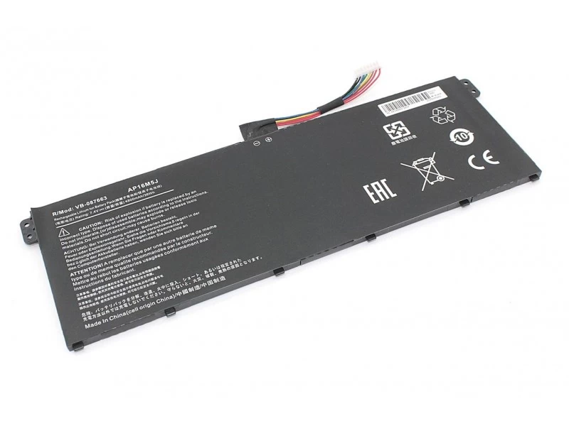 Аккумулятор, батарея для ноутбука Acer Aspire 1 A114-32, A115-32, 3 A314-21, A314-31, A314-32, A314-35, A315-21, A315-31, A315-41, A315-51, Extensa EX215-51, EX215-52 Li-Ion 4800mAh, 7.4V OEM