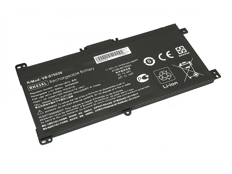 Аккумулятор, батарея для ноутбука HP Pavilion X360 14-ba000, 14-ba100, 14-ba200 Li-Ion 3400mAh, 11.55V OEM