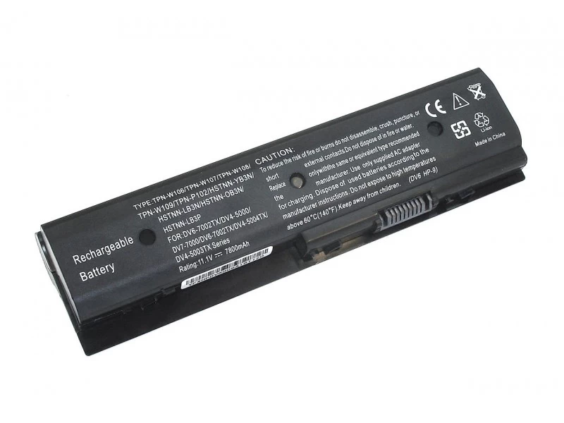 Аккумулятор, батарея для ноутбука HP Envy m6-1000, m6-1100, m6-1200, m6-1300, Pavilion dv4-5000, dv4-5100, dv6-7000, dv6-7100, dv7-7000, dv7-7100, m6-1000 Li-Ion 7800mAh, 11.1V OEM