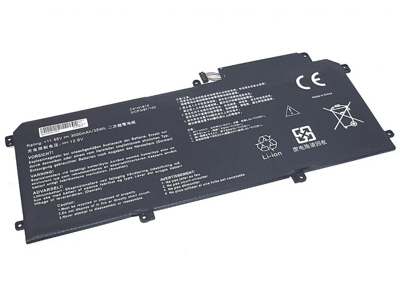 Аккумулятор, батарея для ноутбука Asus ZenBook U3000C, UX330CA, UX330UA, UX330UAR Li-Ion 3000mAh, 11.55V OEM