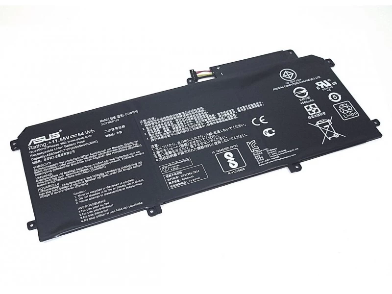 Аккумулятор, батарея для ноутбука Asus ZenBook U3000C, UX330CA, UX330UA, UX330UAR Li-Ion 54Wh, 11.55V High Copy