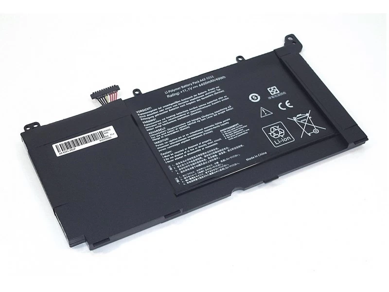 Аккумулятор, батарея для ноутбука Asus VivoBook A551LN, K551LA, K551LB, K551LN, R553LN, S551LA, S551LB, S551LN, V551LA, V551LB, V551LN Li-Ion 4400mAh, 11.1V OEM