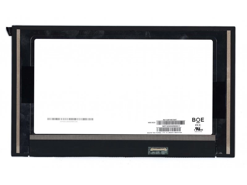 Матрица, экран, дисплей для ноутбука 13.3" NV133FHM-N4T 1920x1080 (Full HD), ADS, 30pin eDP, UltraSlim, Матовая