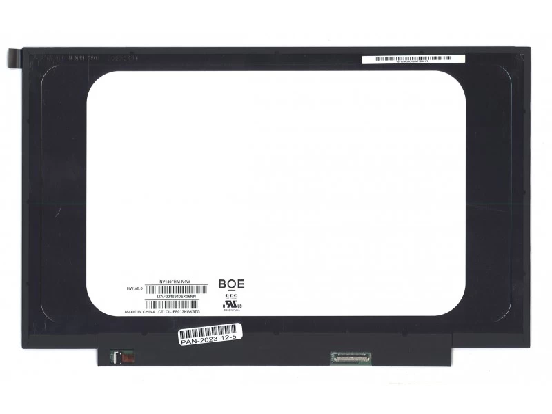 Матрица, экран, дисплей для ноутбука 14.0" NV140FHM-N4W 1920x1080 (Full HD), ADS, 30pin eDP, Slim, Матовая