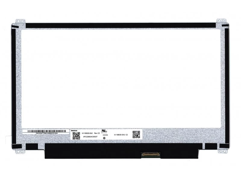 Матрица, экран, дисплей для ноутбука 11.6" N116BGE-EA2 Rev.C2 1366x768 (HD), TN, 30pin eDP, Slim, Матовая